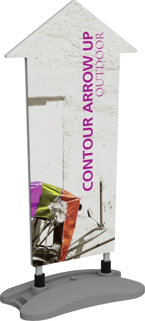 Contour Outdoor Sign Arrow Up - Water Base