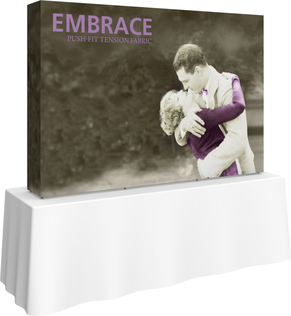 Embrace 7.5ft Tabletop Push-Fit Tension Fabric Display