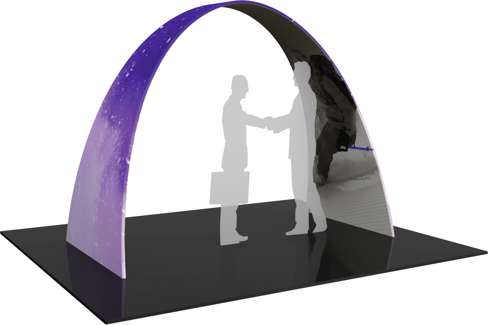 Formulate 10ft Arch 02 Tension Fabric Structure