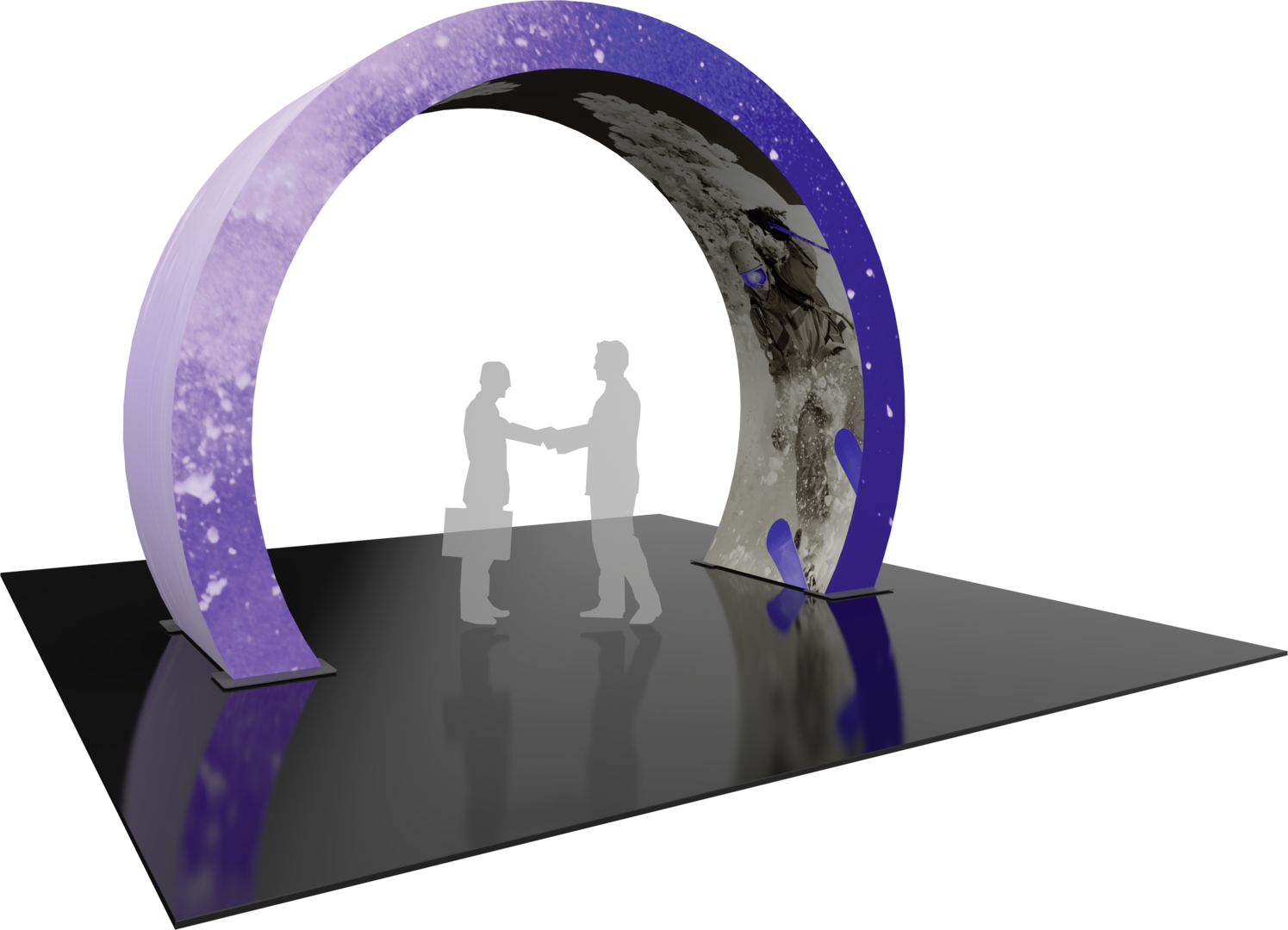 Formulate 12.5ft Arch 06 Tension Fabric Structure
