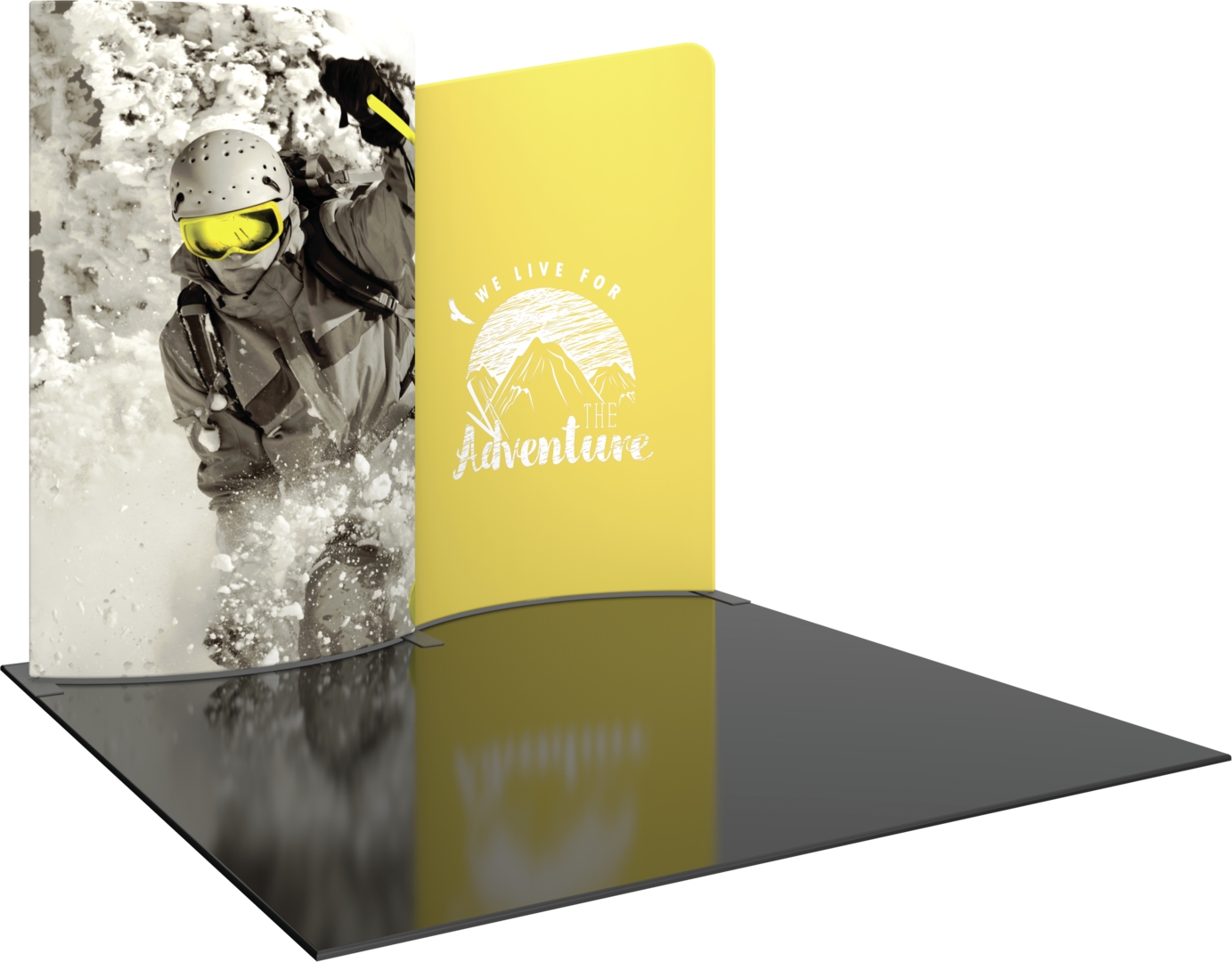 Formulate Designer Series 10ft Fabric Backwall Kit 03
