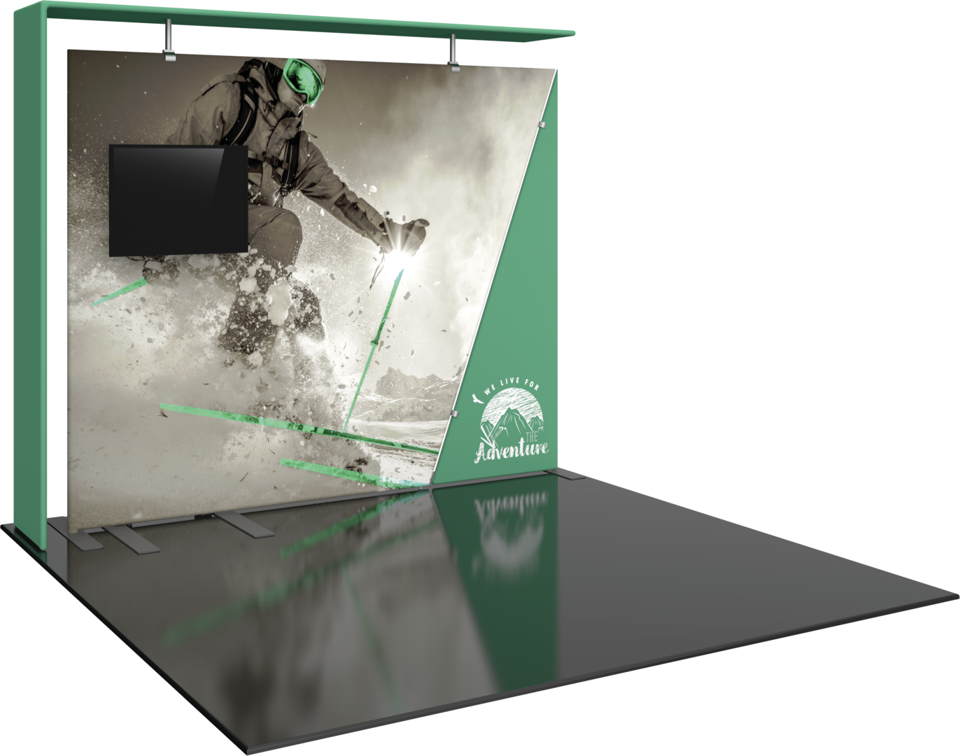 Formulate Designer Series 10ft Fabric Backwall Kit 08