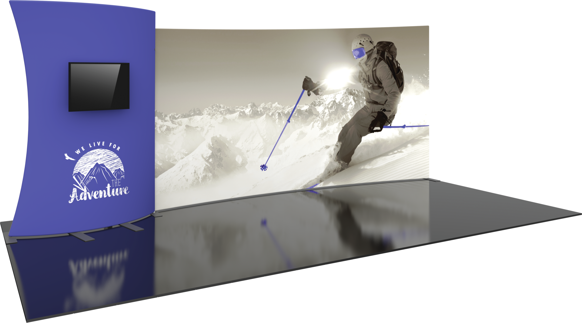 Formulate Designer Series 20ft Fabric Backwall Kit 13