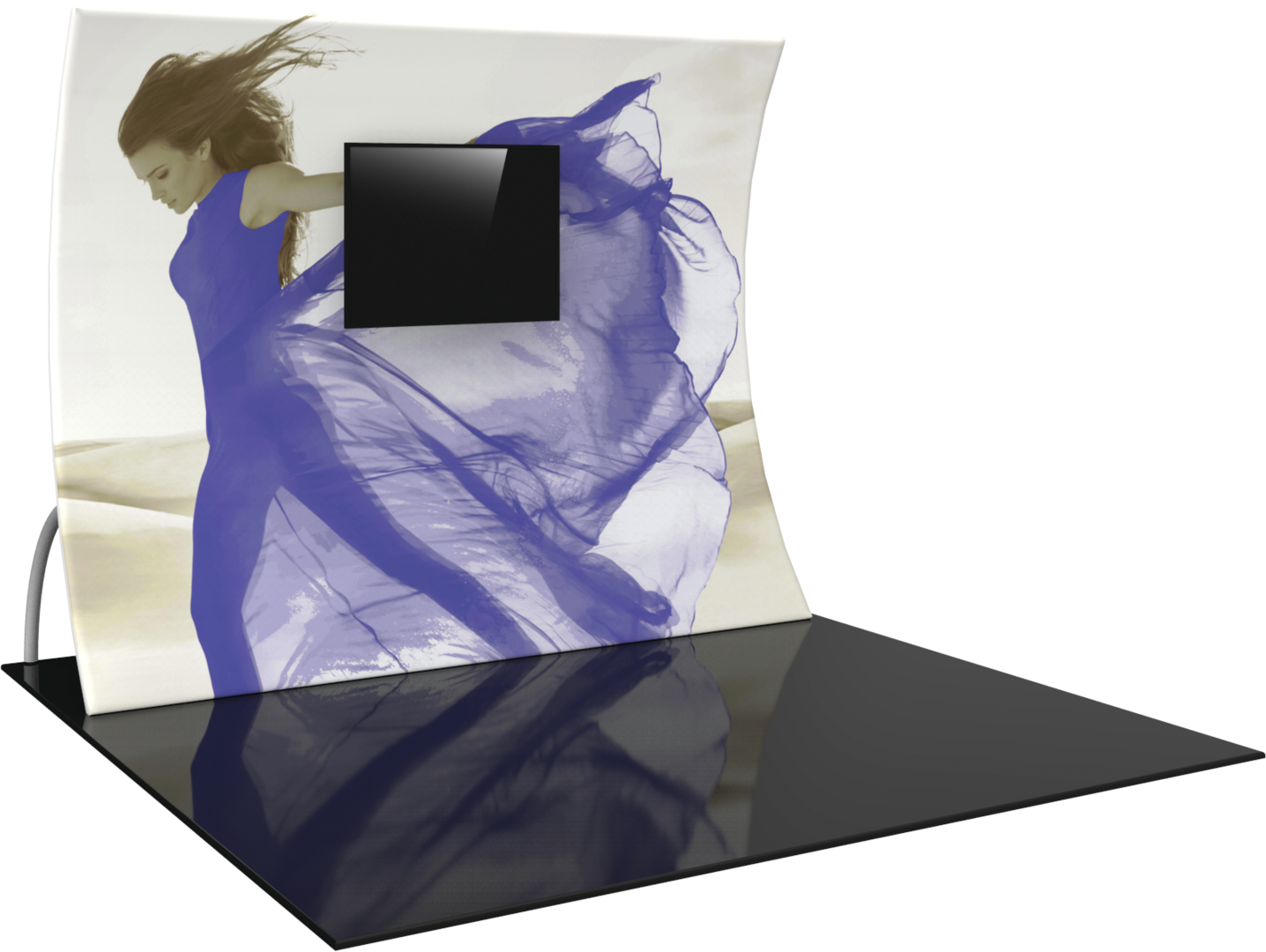 Formulate Master 10ft VC6 Vertical Curve Fabric Backwall