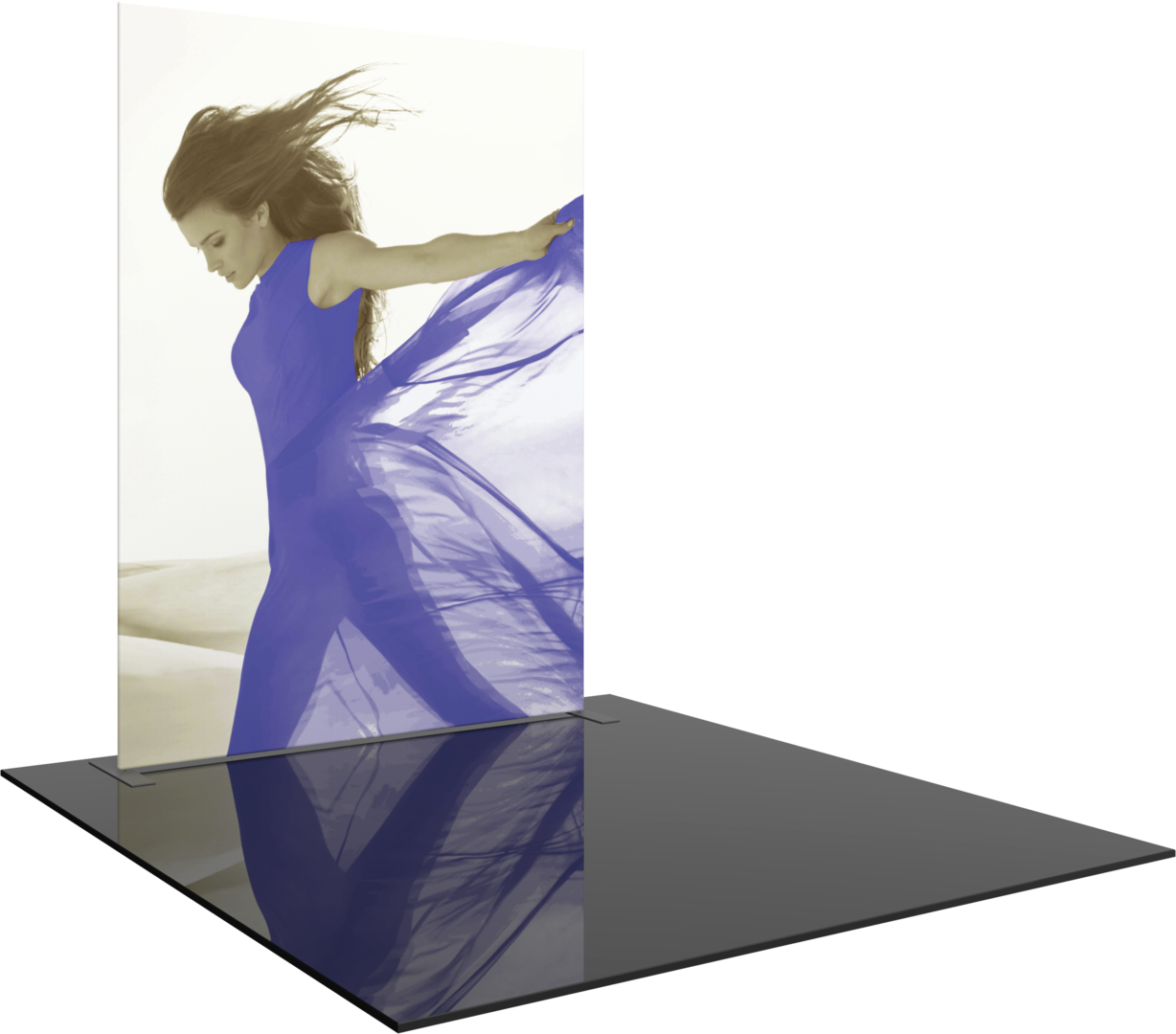 Formulate Master 8ft Straight 10ft Tall Fabric Backwall