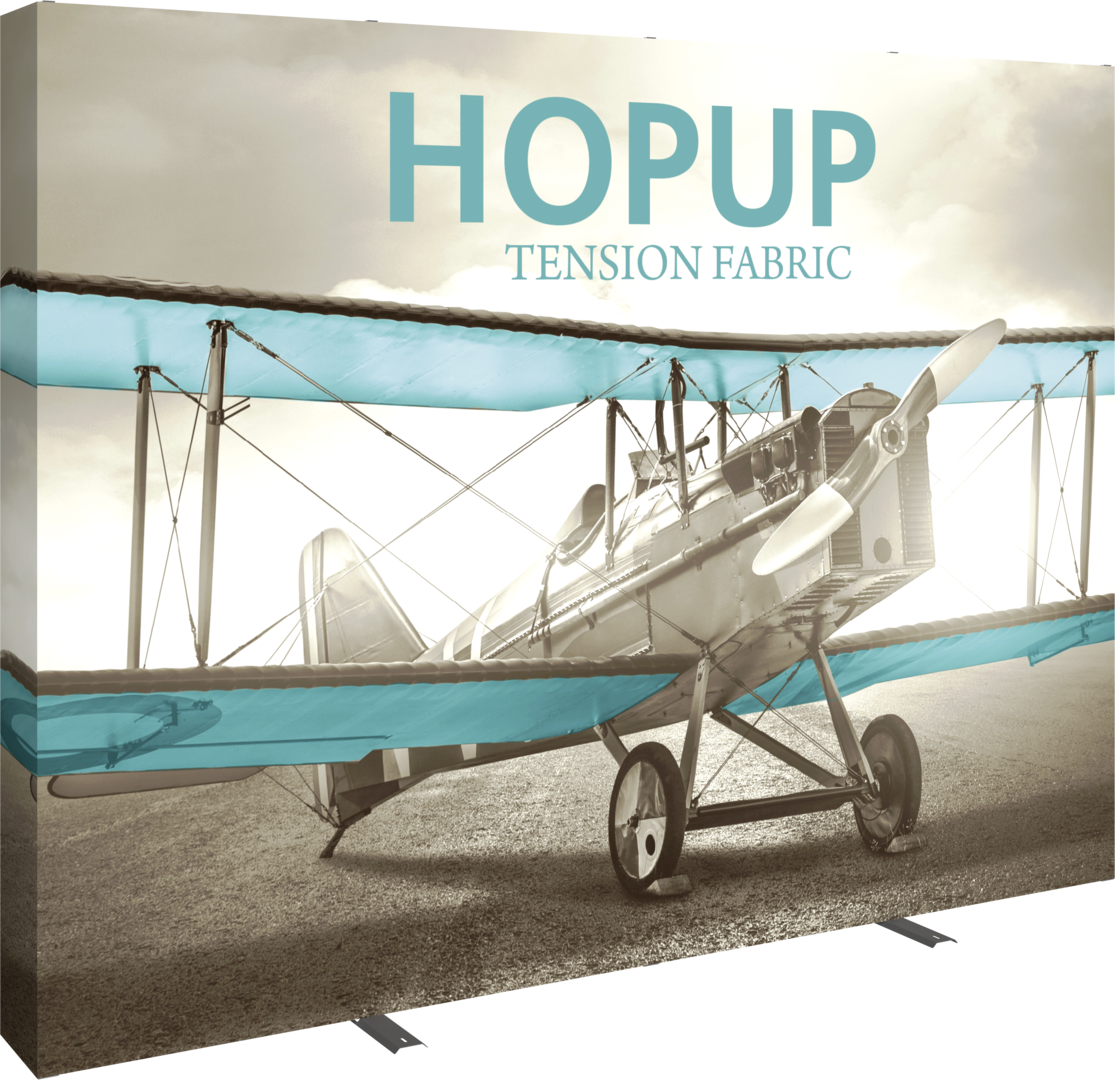 Hopup 10ft Straight Full Height Tension Fabric Display