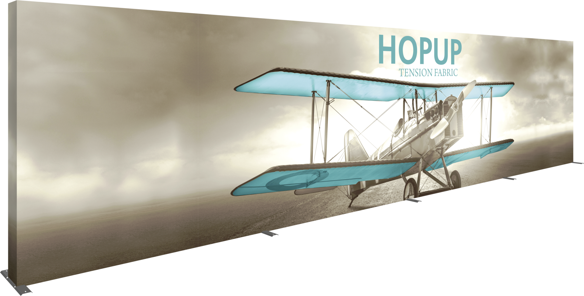 Hopup 30ft Straight Full Height Tension Fabric Display