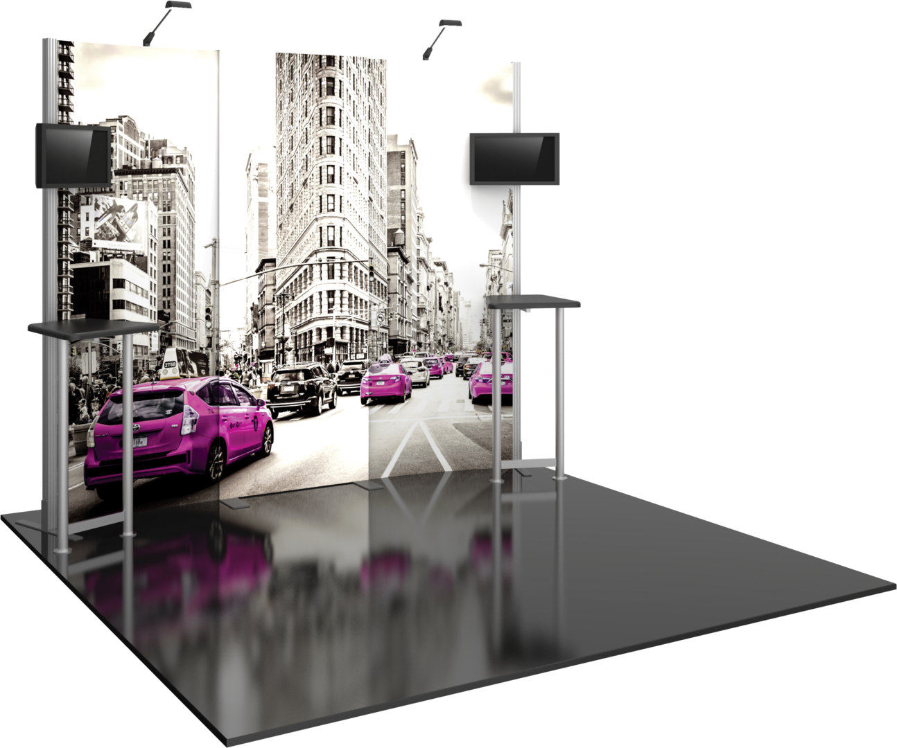 Hybrid Pro 10ft Modular Backwall Kit 01