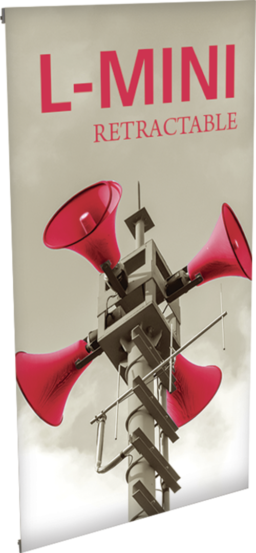 L-Mini Spring Back Banner Stand