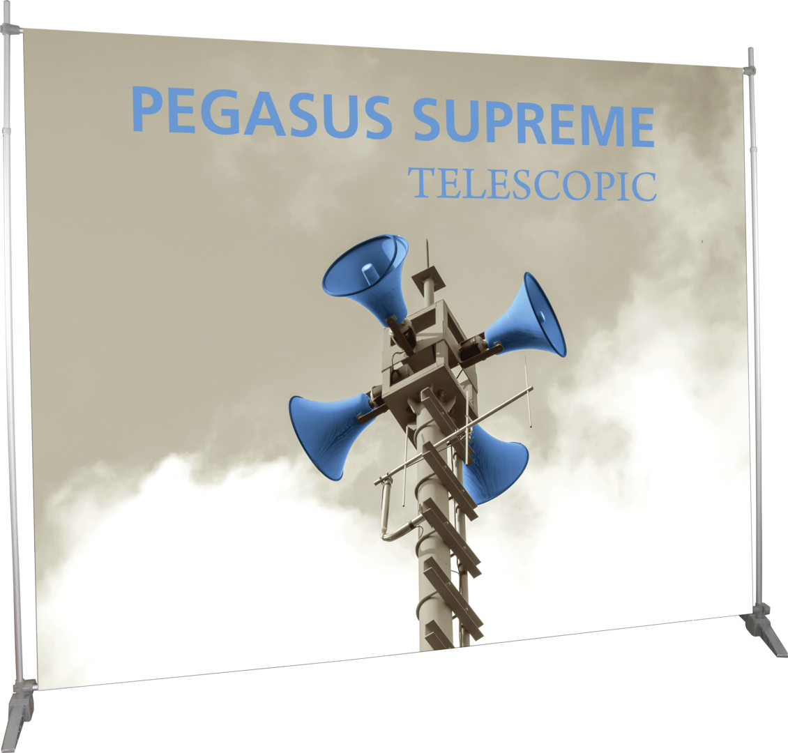 Pegasus Supreme Telescopic Banner Stand
