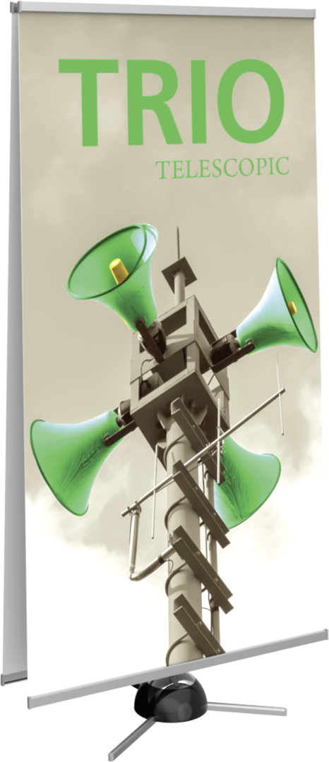 Trio 2 Telescopic Banner Stand