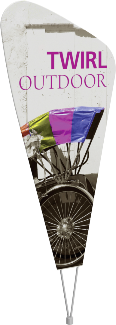 Twirl Outdoor Sign