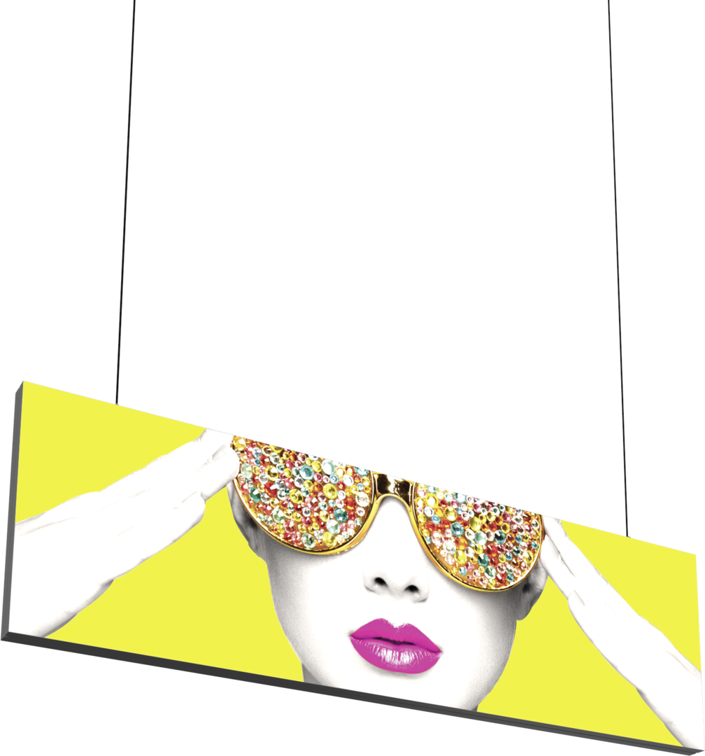 Vector Frame Hanging Light Box 10ft x 3ft