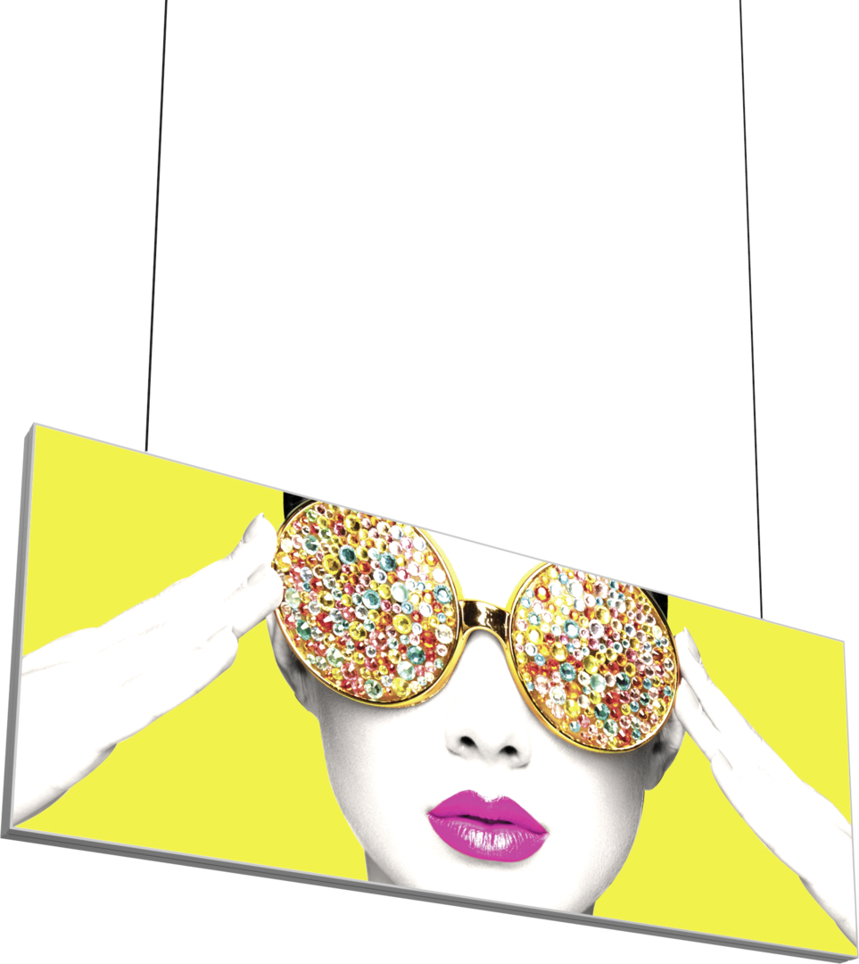 Vector Frame Hanging Light Box 10ft x 4ft