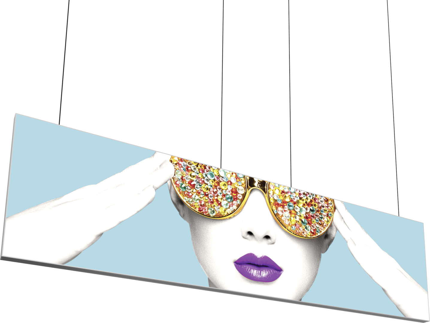 Vector Frame Hanging Light Box 15ft x 4ft