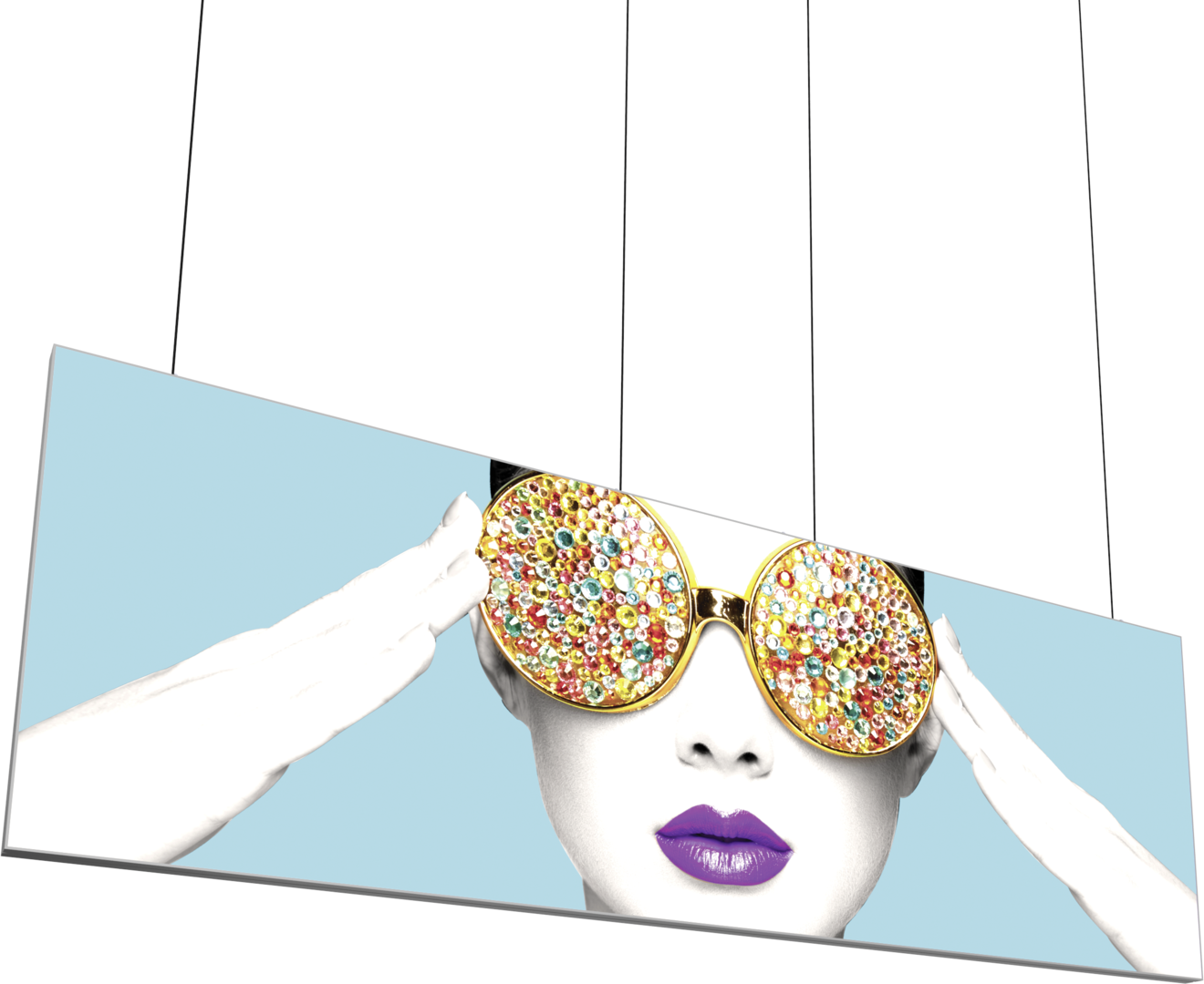 Vector Frame Hanging Light Box 15ft x 5ft