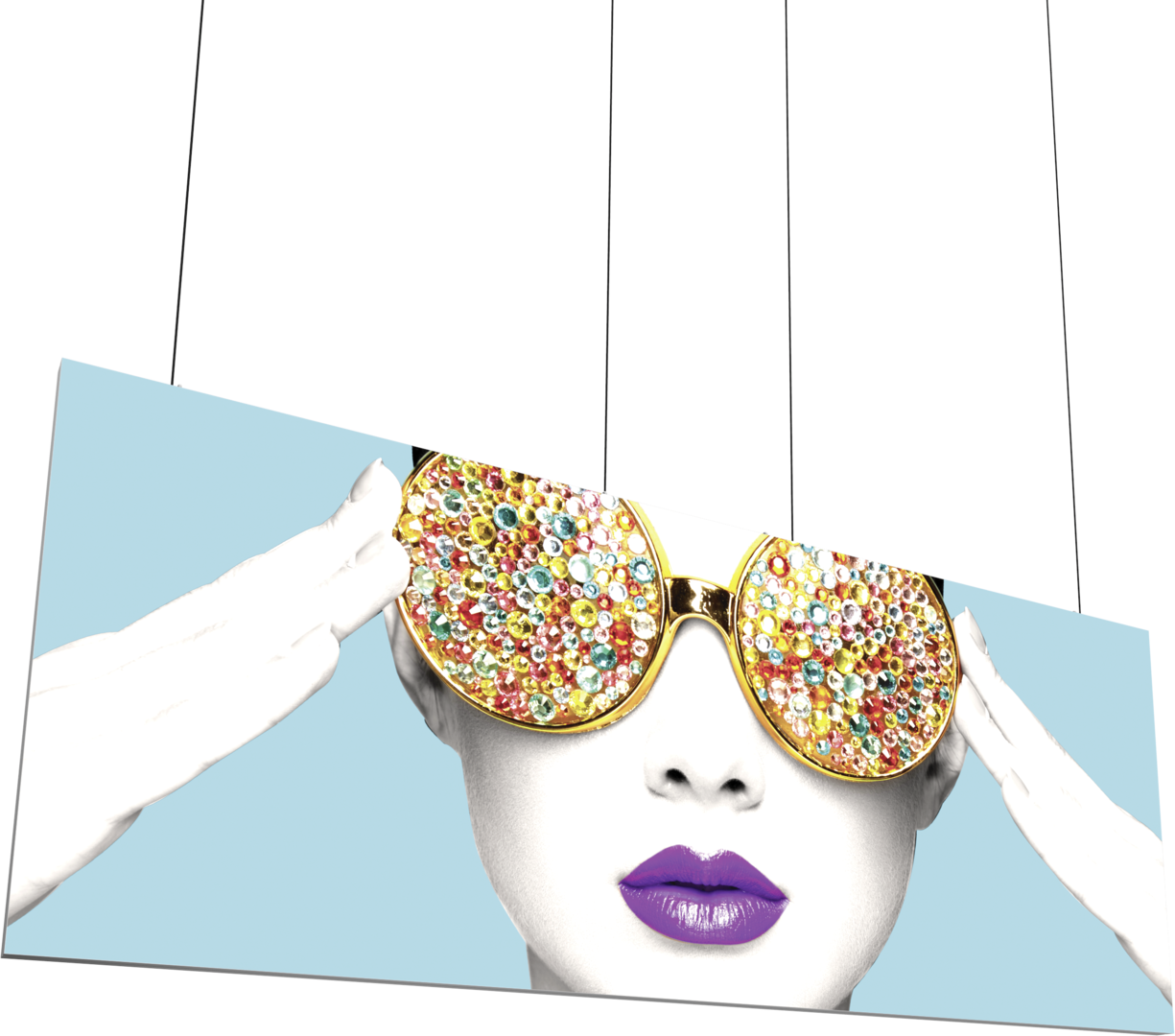 Vector Frame Hanging Light Box 15ft x 6ft