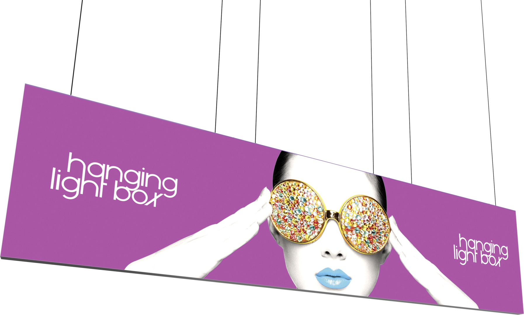 Vector Frame Hanging Light Box 20ft x 5ft