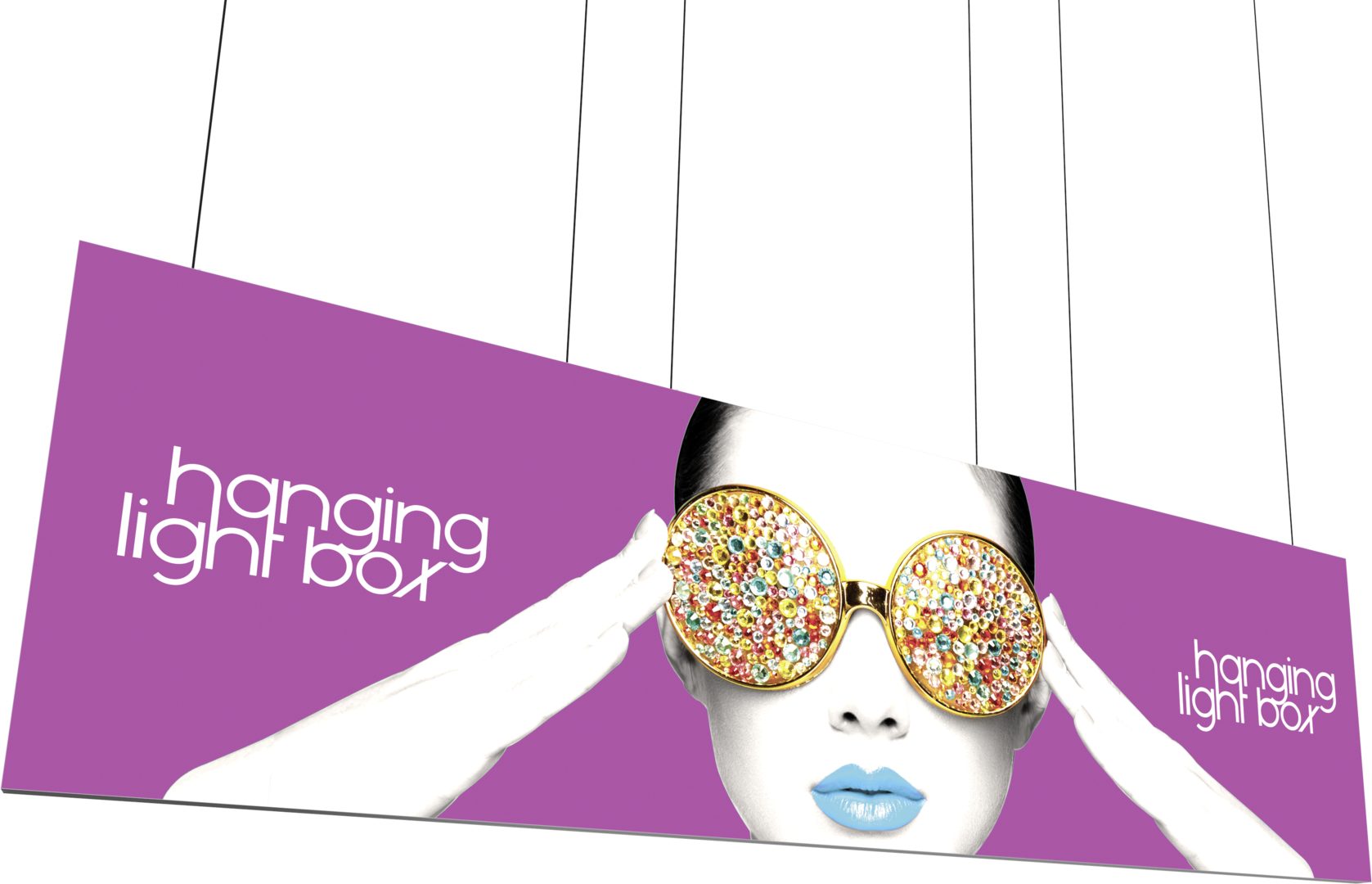 Vector Frame Hanging Light Box 20ft x 6ft