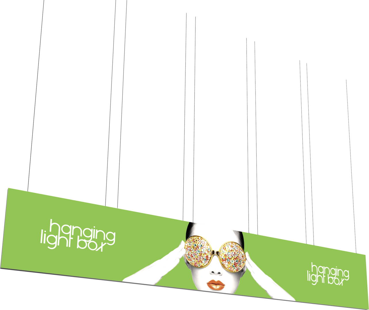 Vector Frame Hanging Light Box 30ft x 5ft