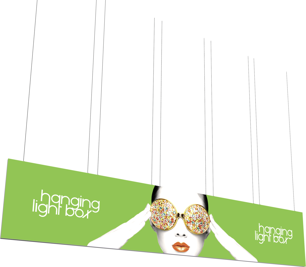 Vector Frame Hanging Light Box 30ft x 6ft