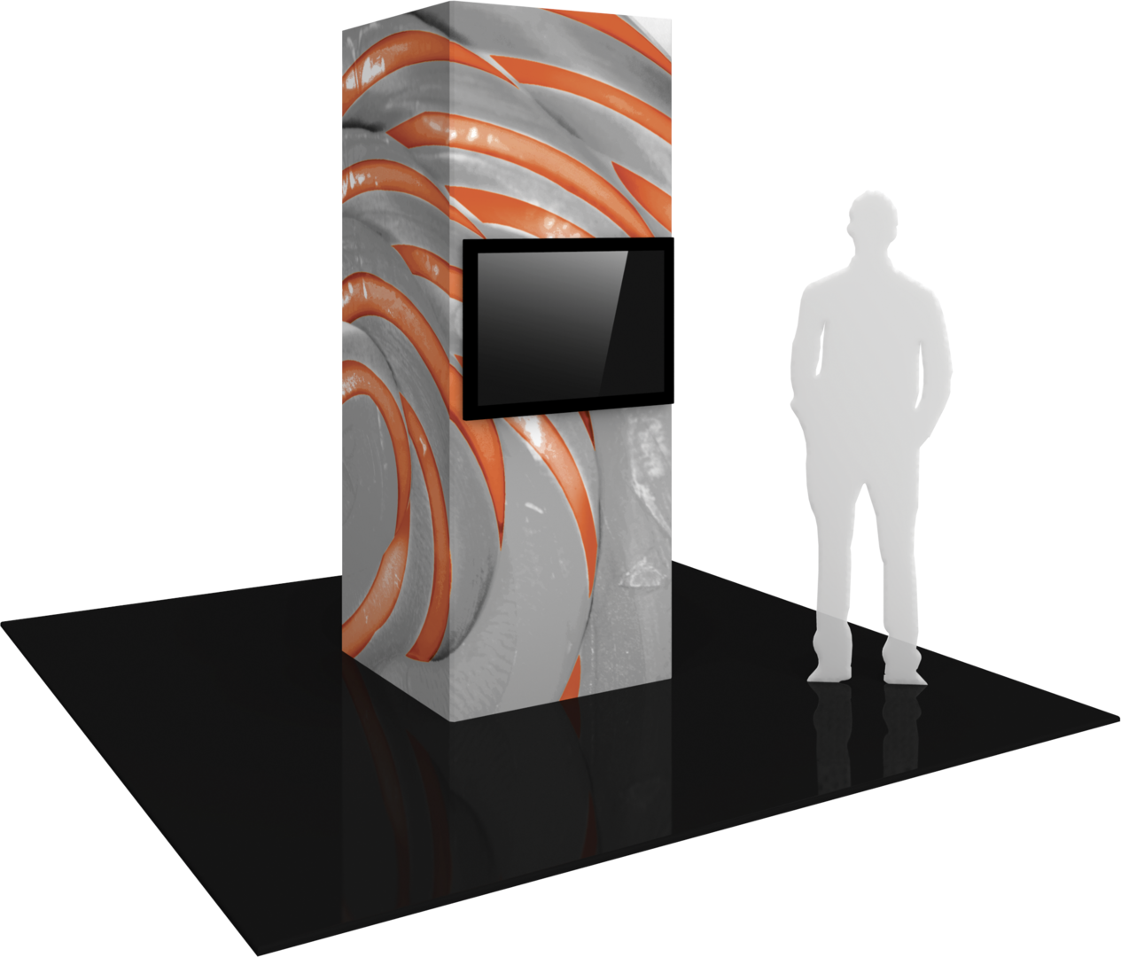 Vector Frame Modular Monitor Tower 01 (3' x 8')