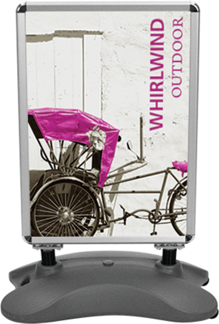 Whirlwind Outdoor Sign Stand