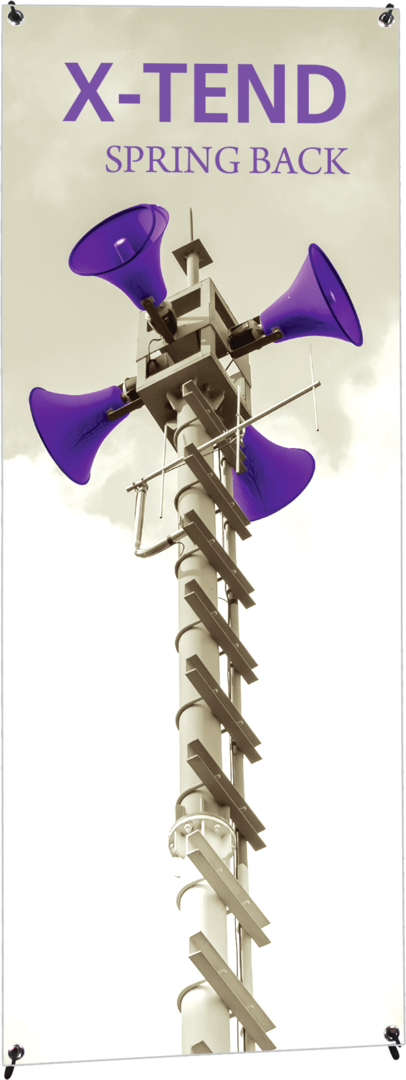 X-TEND 1 Spring Back Banner Stand