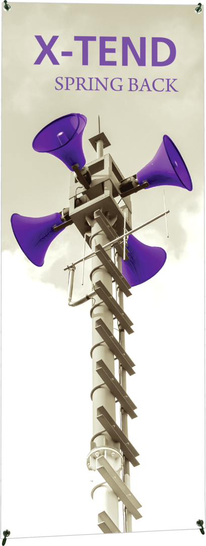 X-TEND 2 Spring Back Banner Stand