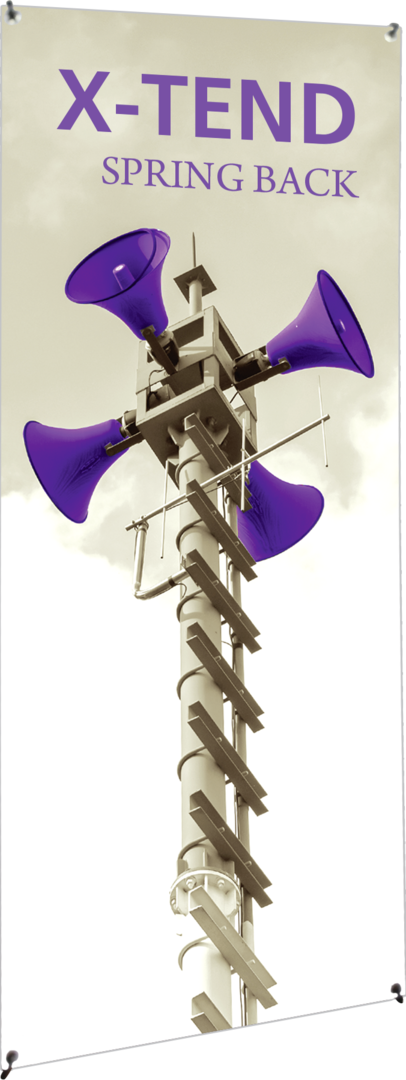 X-TEND 3 Spring Back Banner Stand