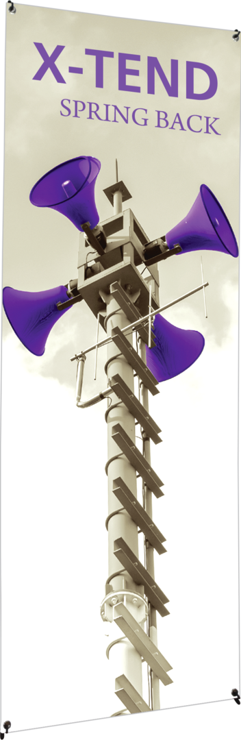 X-TEND 4 Spring Back Banner Stand