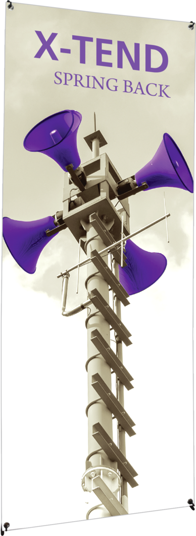 X-TEND 5 Spring Back Banner Stand