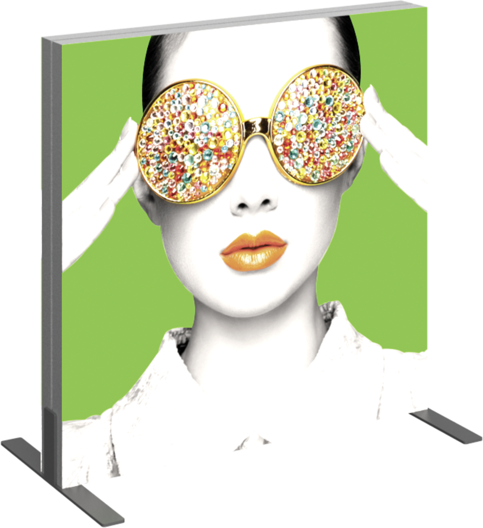 Vector Frame Light Box Square 01 Fabric Banner Display