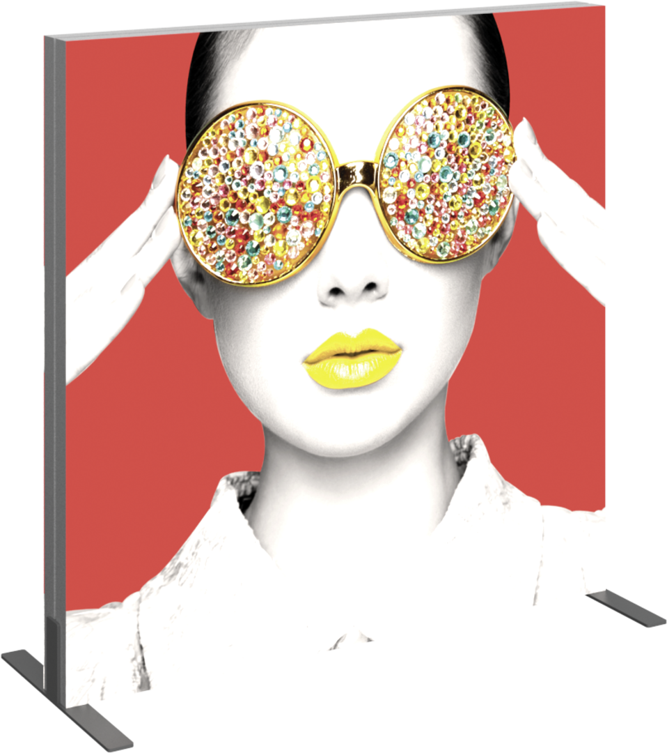 Vector Frame Light Box Square 02 Fabric Banner Display