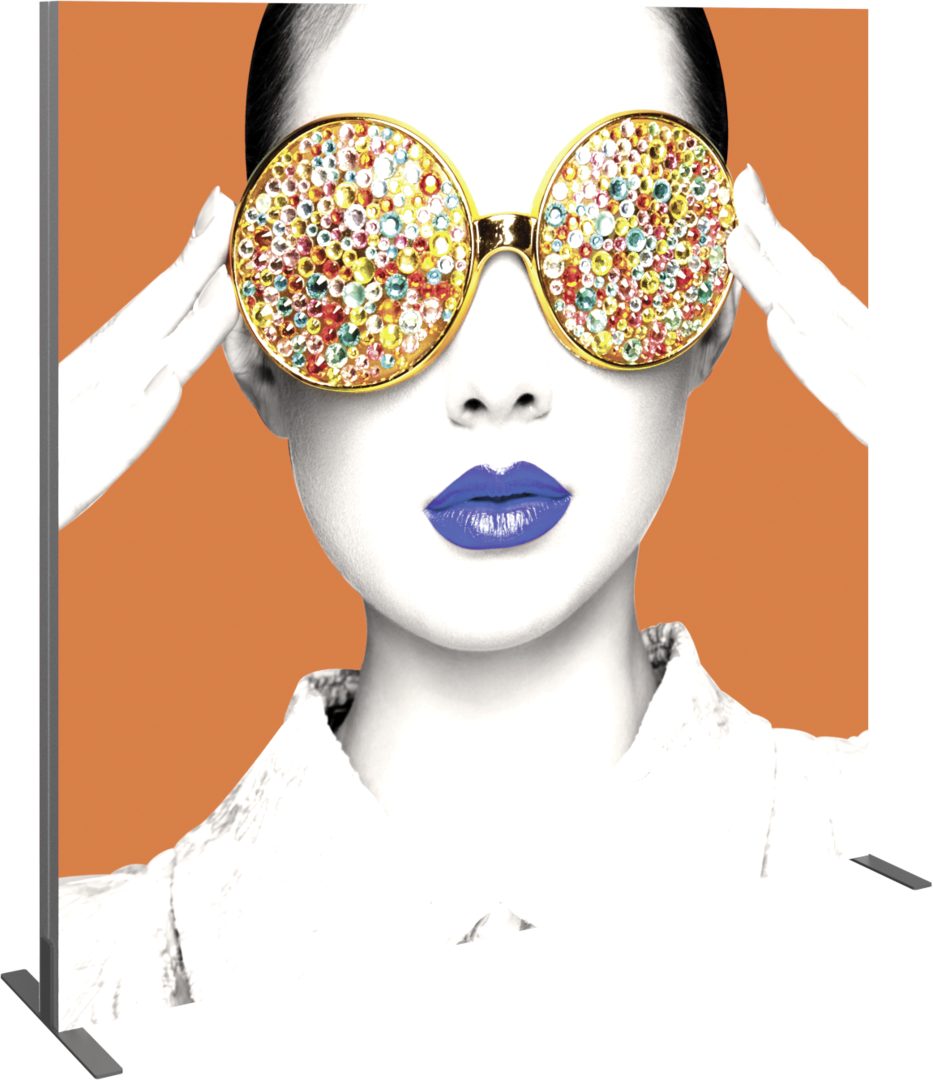 Vector Frame Light Box Square 03 Fabric Banner Display