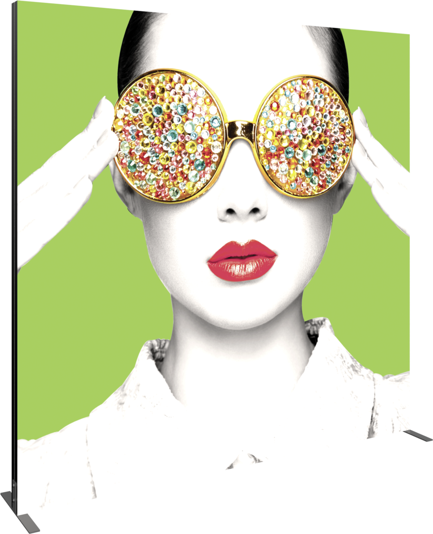 Vector Frame Light Box Square 04 Fabric Banner Display